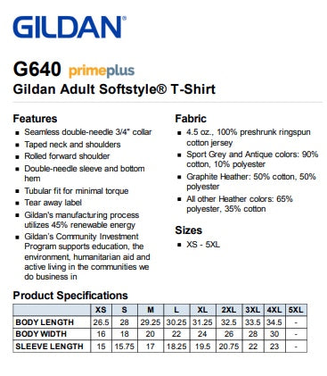 Youth Custom Shirt - Gildan