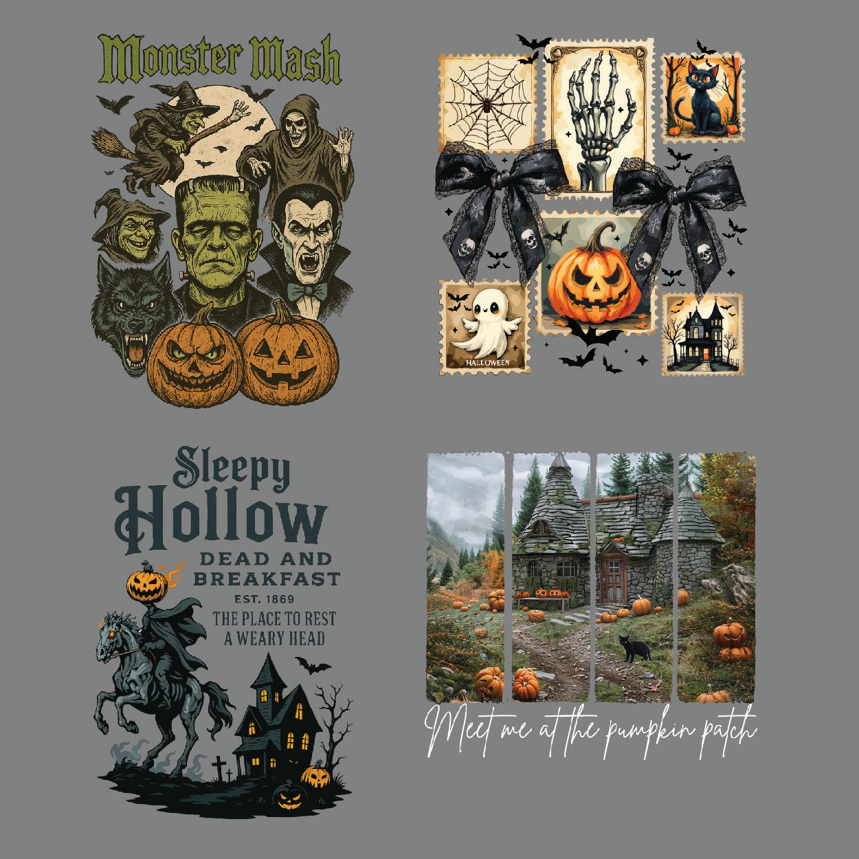 Halloween 2 DTF Gang Sheet 22.5x60"