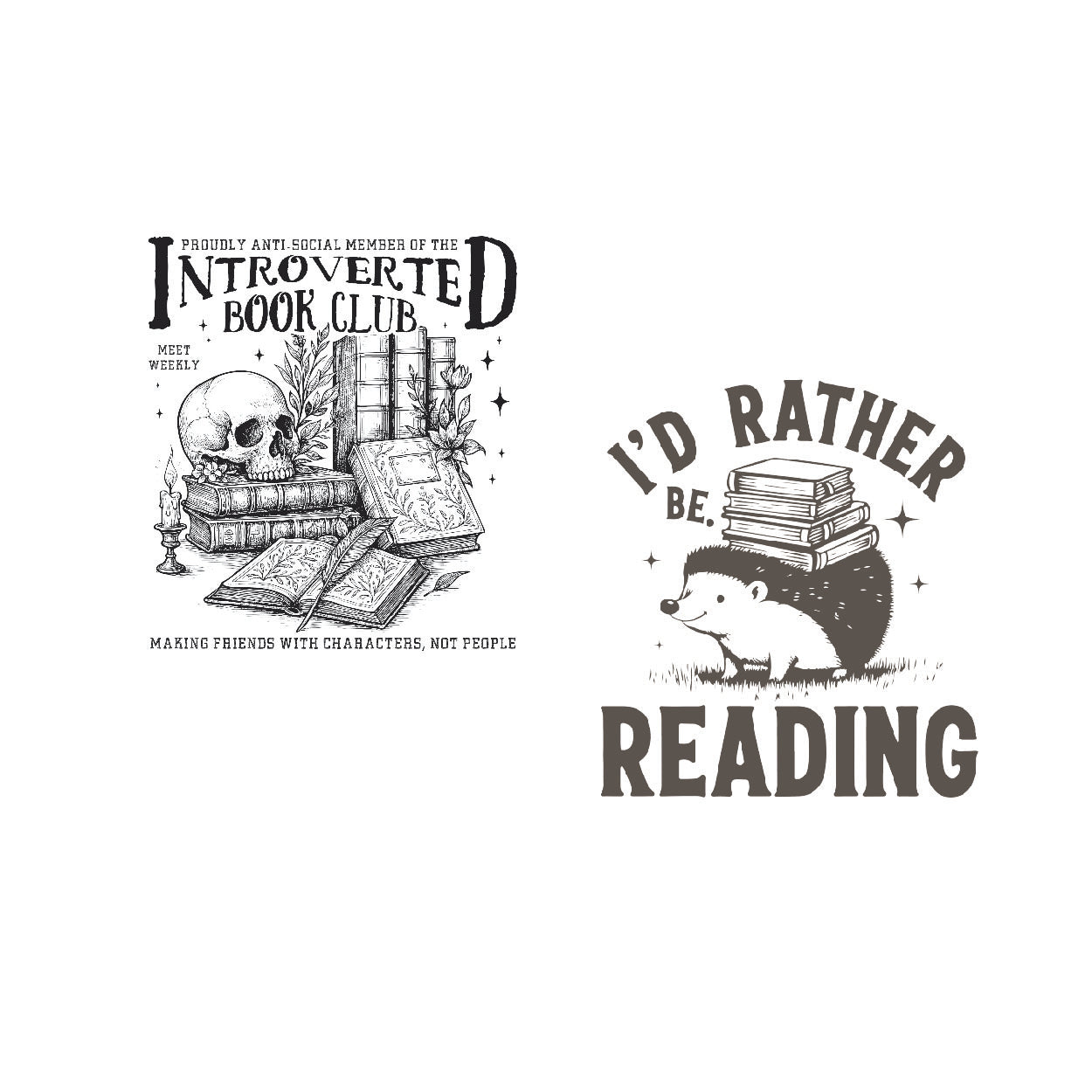 Book Lover DTF Gang Sheet 22.5x60"