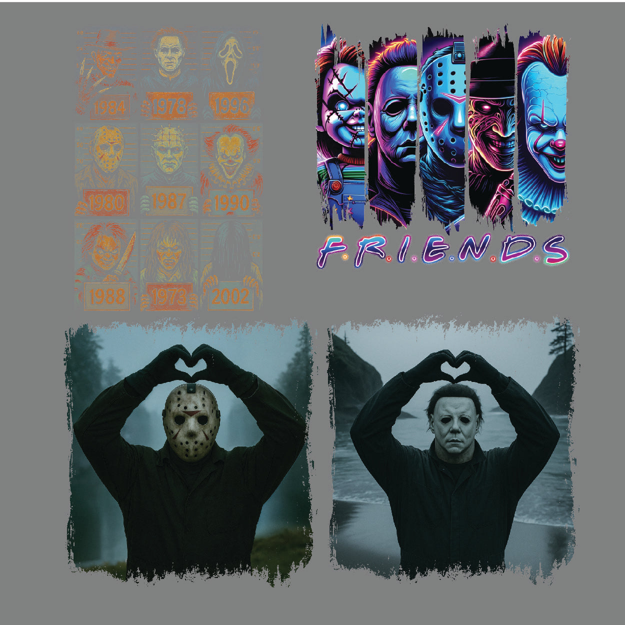 Horror 2 DTF Gang Sheet 22.5x48"