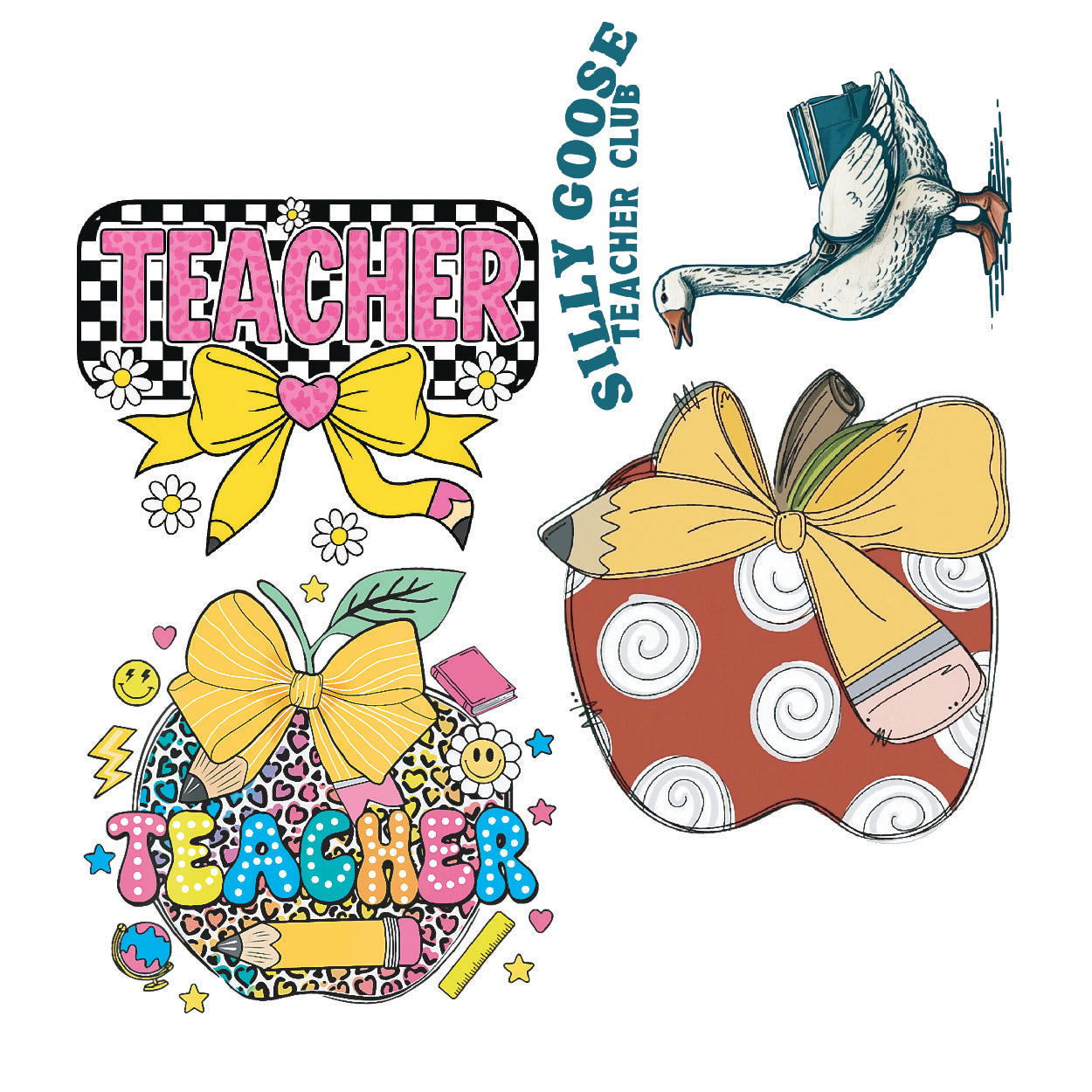 Teacher DTF Gang Sheet