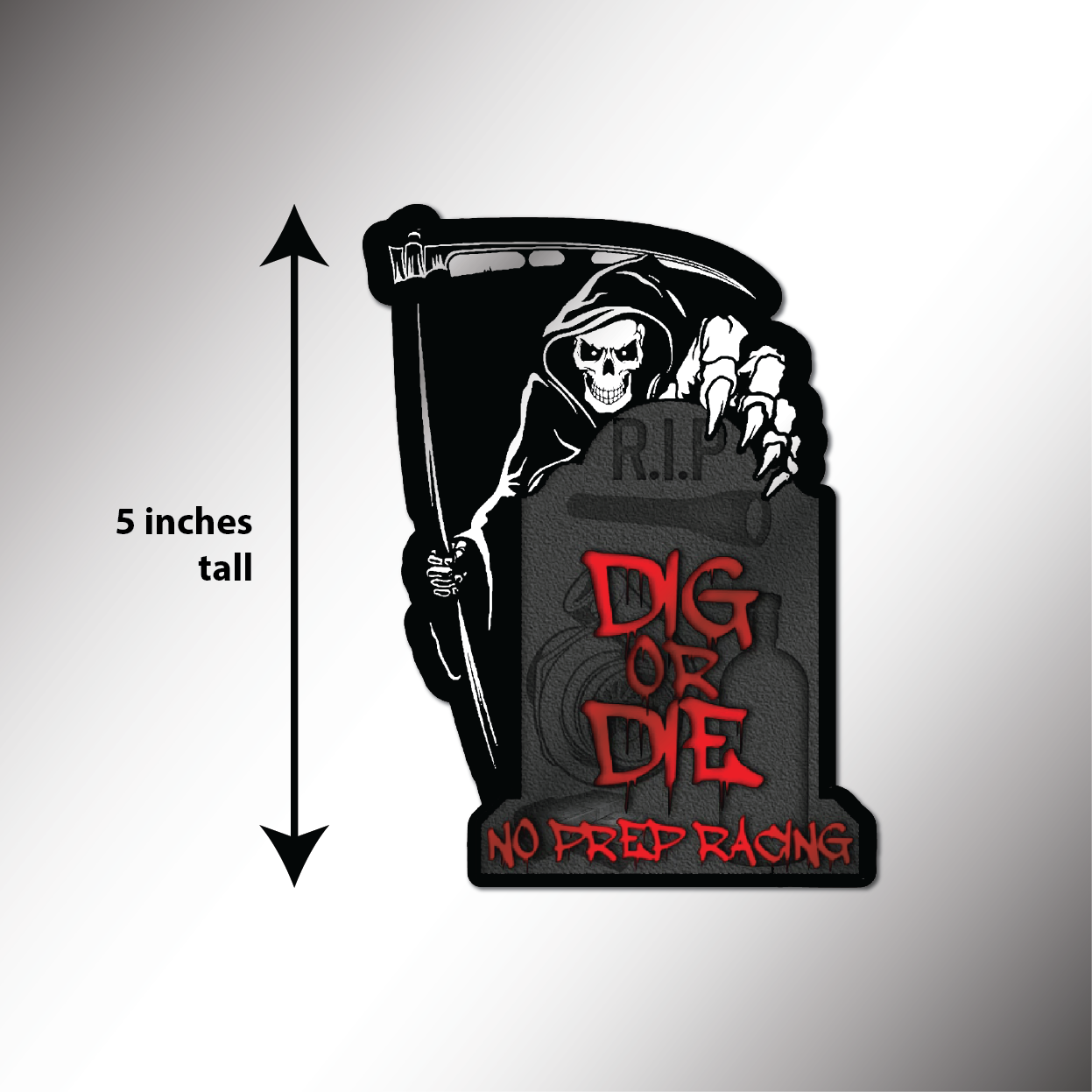 DOD Stickers 5" Tall