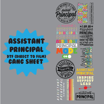 Assistant Principal DTF Gang Sheet - 22x55.5