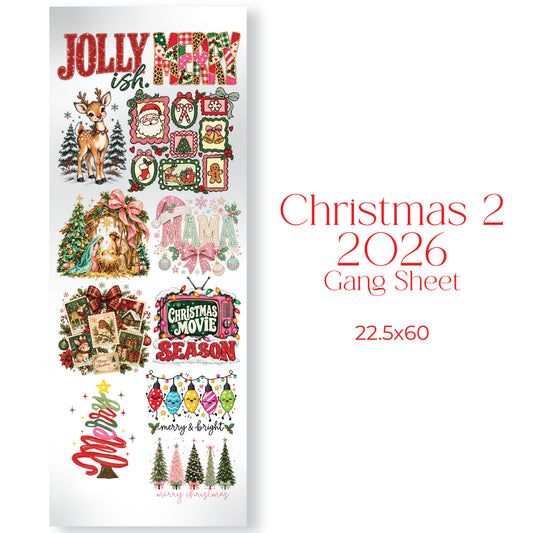 Christmas 2 DTF Gang Sheet