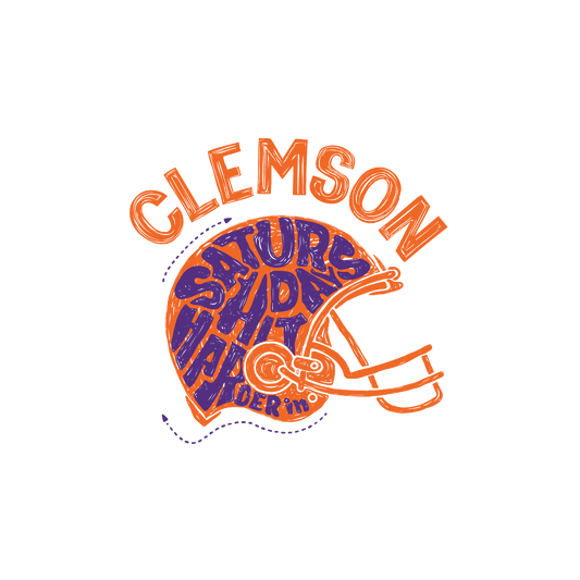 Clemson Helmet Digital Design