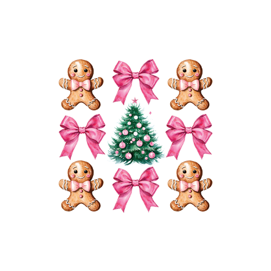 Coquette Gingerbread Man Digital Design