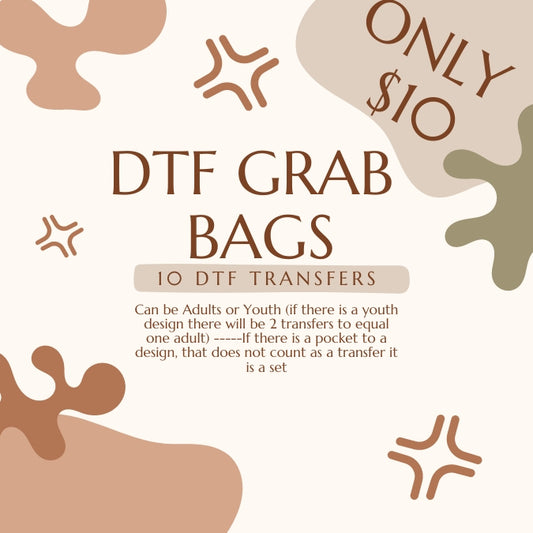 DTF Grab Bag - 10 Transfers