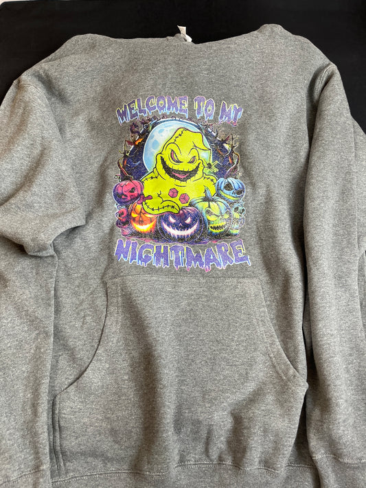 Oogie Boogie GLITTER Hoodie