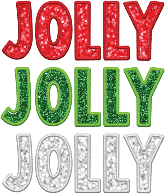 Jolly Jolly Jolly Faux Sequined Digital File