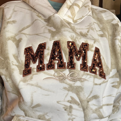 Mama Applique Embroidered Design