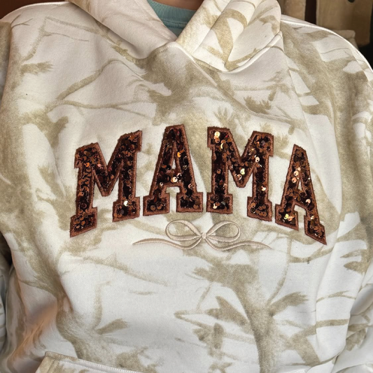 Mama Applique Embroidered Design