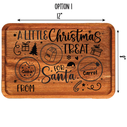 Acacia Wood Santa Treat Boards