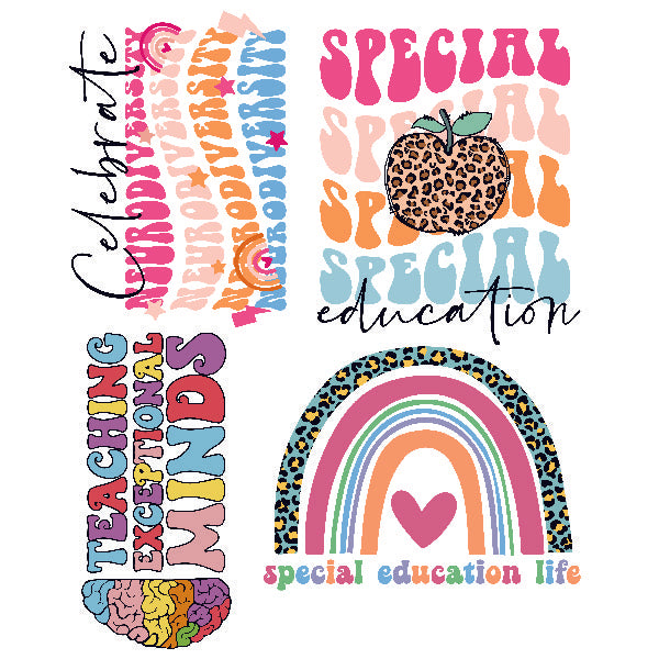 Special Education Gang Sheet - 22x61