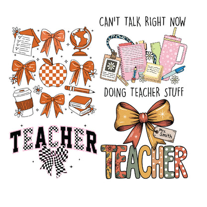 Teacher 2 DTF Gang Sheet