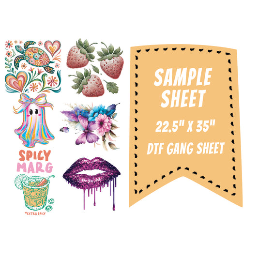 Sample DTF Gang Sheet 22.5x31"
