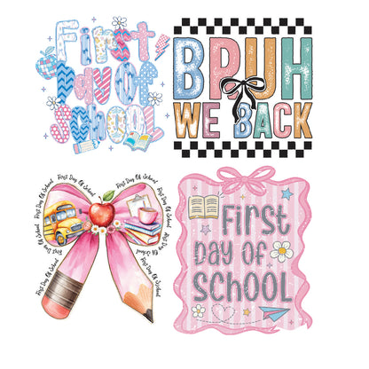 Back To School DTF Gang Sheet 22.5x60"