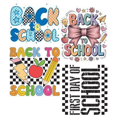 Back To School DTF Gang Sheet 22.5x60"