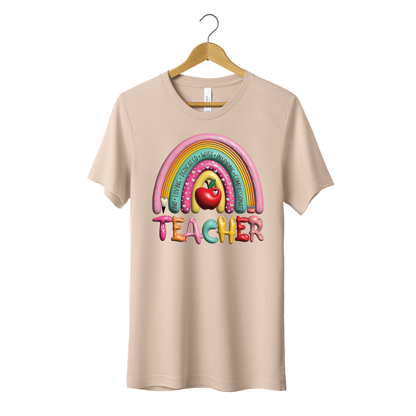 Teacher Rainbow DTF Transfer