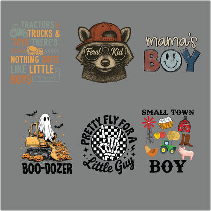 Toddler Boy DTF Gang Sheet - 22"x38"
