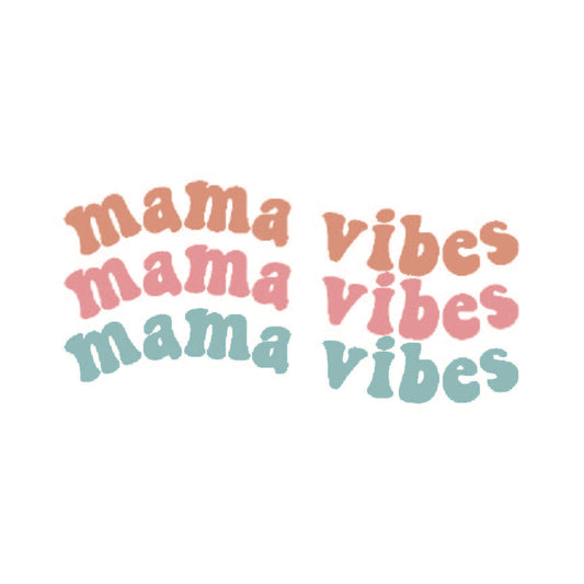 Groovy Font Mama Vibes DTF Transfer