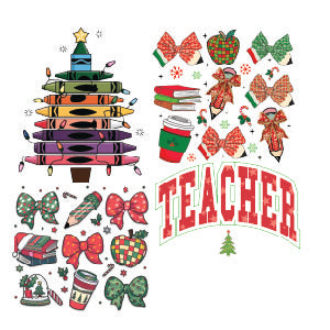 Teacher Christmas Gang Sheet