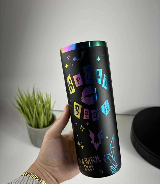 Spell Book Black/Rainbow 20 oz Tumbler