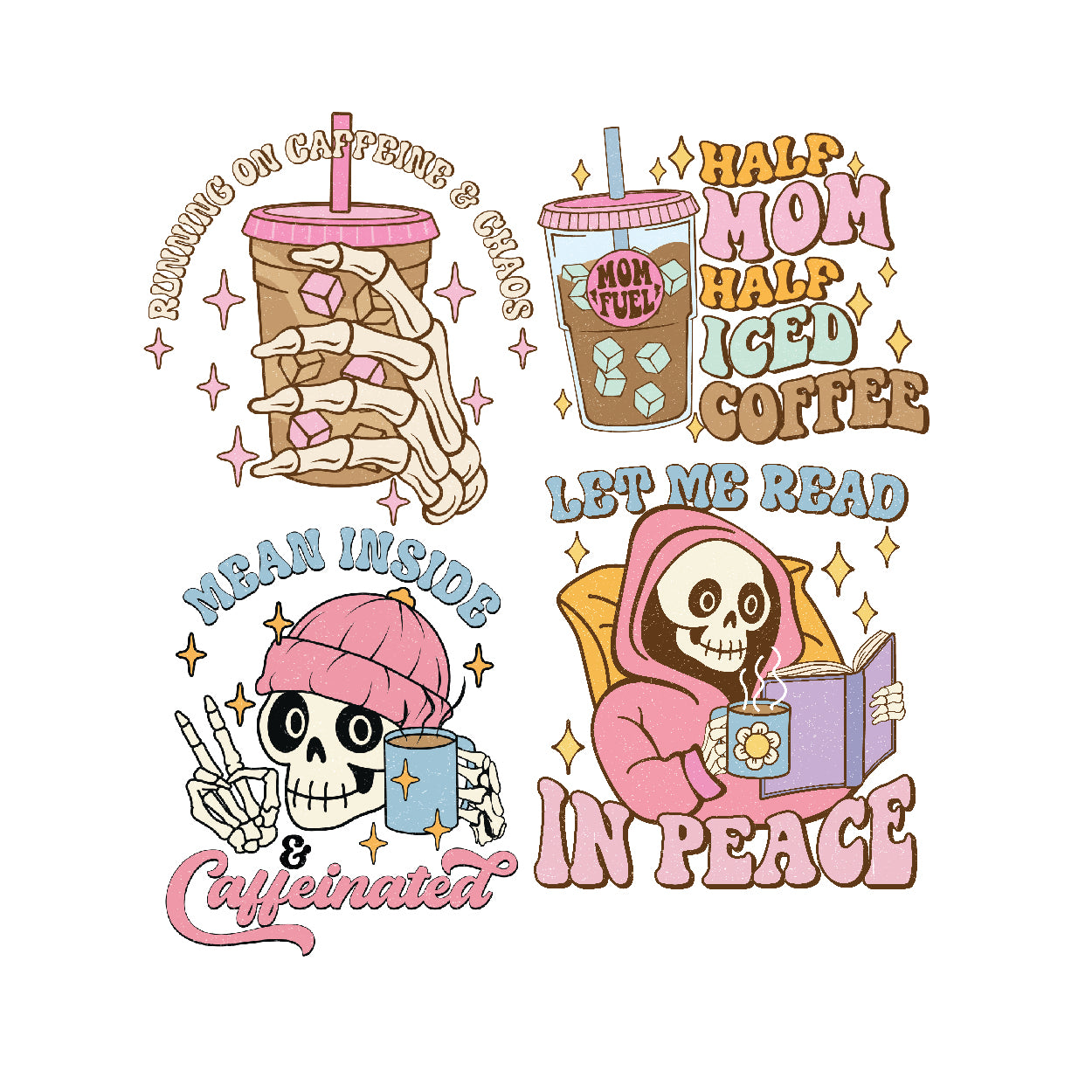 Coffee Lover Gang Sheet - 22x58