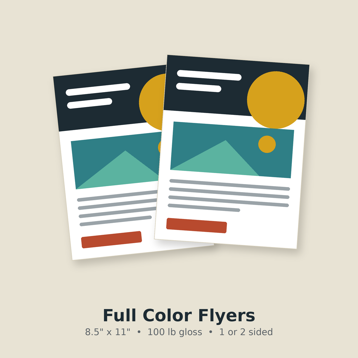Full Color Flyers – 8.5 x 11
