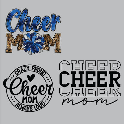 Cheer Mom DTF Gang Sheet - 22x60