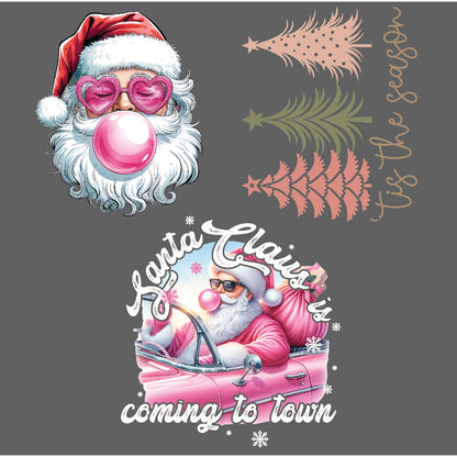 Youth Pink Christmas Gang Sheet