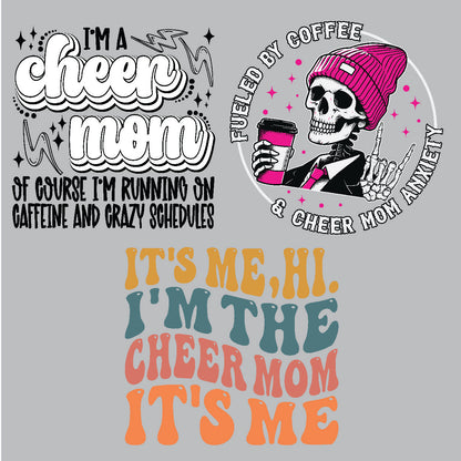 Cheer Mom DTF Gang Sheet - 22x60