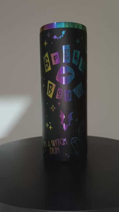 Spell Book Black/Rainbow 20 oz Tumbler