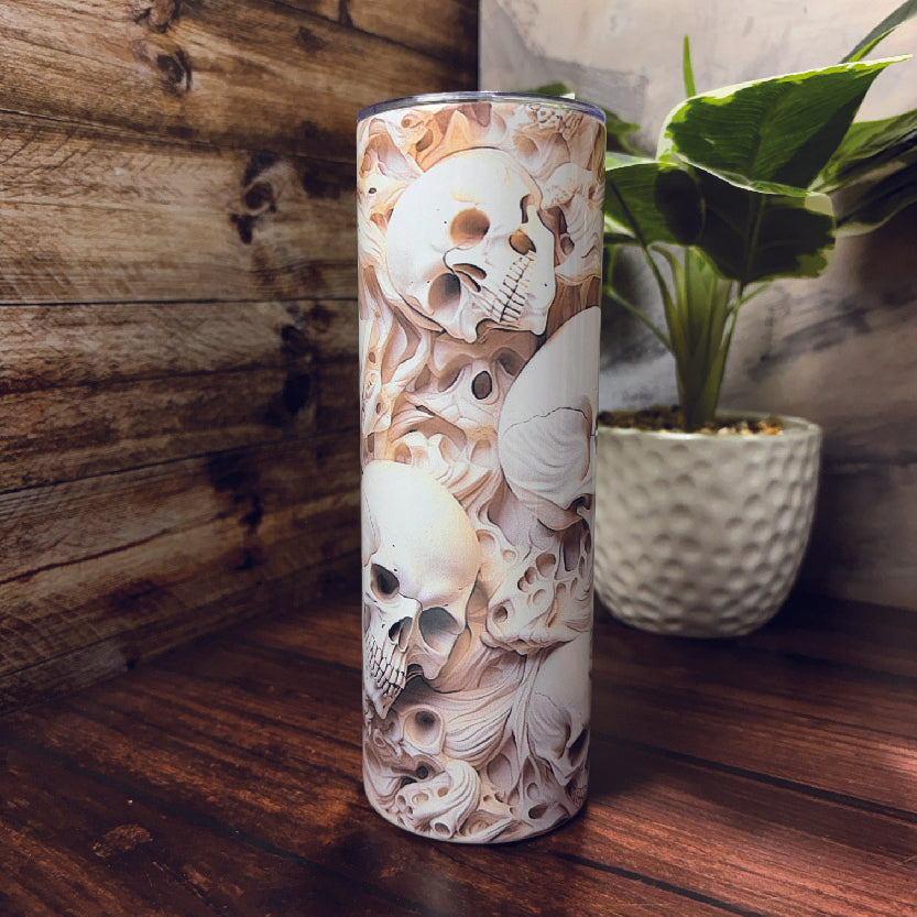 3D Skull Tumbler - 20oz